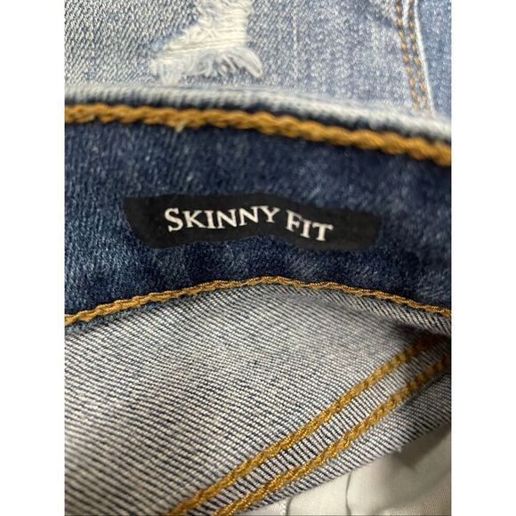 Judy Blue Skinny Fit Jeans with Leopard Print Patches Size 5/27 - Picture 6 of 9